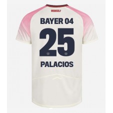 Bayer Leverkusen Exequiel Palacios #25 Bortatröja 2025-26 Korta ärmar